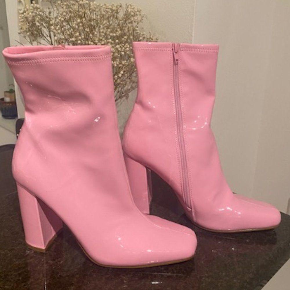 Steve Madden Pink Ankle Booties